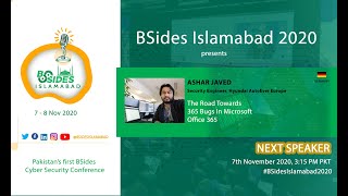 The road towards O365 bugs in Microsoft Office365, By Ashar Javed