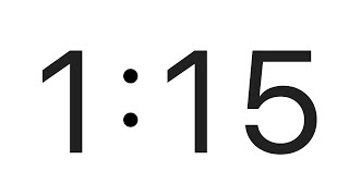 1 Minute 15 Second Timer (75 Seconds)
