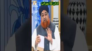 Koi Quran Ki Tilawat Kar Raha Ho Aur Azan Ho Jaye To Kya Kare? | Mufti Akmal | ARY Qtv #short