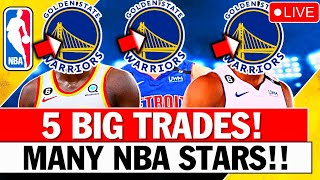 🚨😱 SURPRISES TRADE! 5 BIG PLAYERS TO WARRIORS! A GREAT MOVE HAPPENING? | GOLDEN STATE WARRIORS NEWS