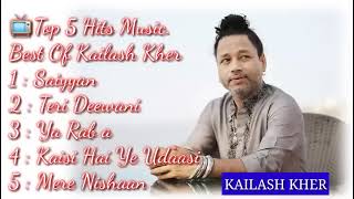 "Top 5 Hits: Best of Kailash Kher Songs | Soulful Bollywood Music | #KailashKherHits"