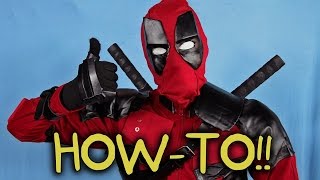 Make Your Own Deadpool Costume! - Homemade How-to!