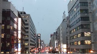 また雨降ってらぁ 京都→大阪ドライブ  移動ライブカメラ Live camera osaka JAPAN