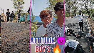 Attitude boy's 🔥 Abbu Salim 🔥 Rohit zinzurker 🔥 Tik tok video Abbu Salim 👿 #rohitzinjurke #attitude