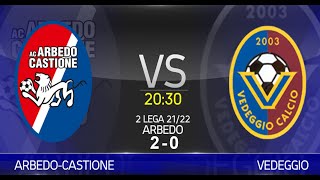 AC Arbedo-Castione VS Vedeggio (2° Lega 21/22)