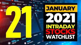 #578 Intraday Stock Watchlist I Intraday Stocks For Tomorrow I 21 January 2021