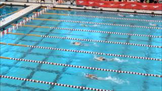 Landon swims the 200 Free at the Jan 2015 IMX meet