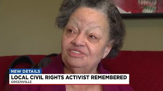 Local civil rights activist remembered in Greenville
