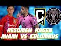 PARTIDAZO NICO HAGEN VS INTER DE MIAMI LA SUFRIO PERO TERMINO MUY BIEN COMO TODO EL COLUMBUS