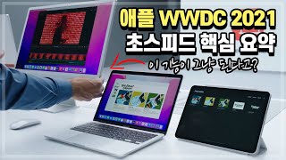 큰 거 왔을까 안왔을까...애플 WWDC 2021 3분 초스피드 요약.