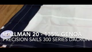 Halman 20 - 135% Genoa - Precision Sails 300 Series Dacron