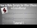 How to Make Basic Scripts for After Effects