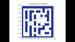 Enhanced MAPF 150 agents