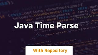 java time parse