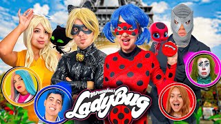 NOS TRANSFORMAMOS NA TURMA DA LADYBUG POR 24 HORAS!! EMOCIONANTE!!