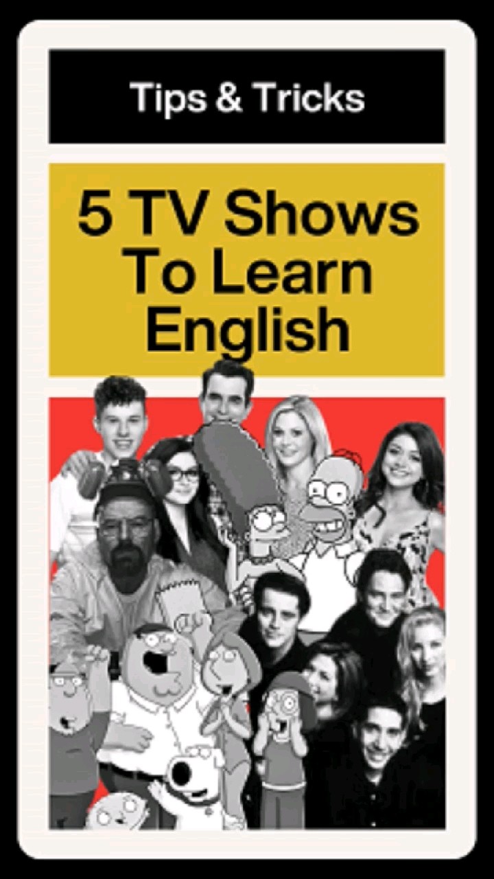 5 Tv Shows To Learn English Youtube 5 Tv Shows To Learn English Youtube