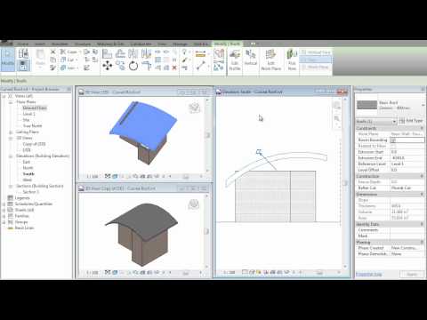 Create Simple Curved Roof Create Simple Curved Roof