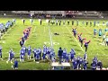 limestone football team takes the field — as the band plays on