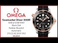 ▶ Omega Seamaster Diver 300M Black Dial Sedna Gold/Steel Rubber Strap 210.22.42.20.01.002 - REVIEW