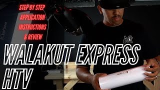 WALAKut Express HTV Application Instruction | First Impression