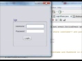 Java prog#3  Login Program for java with sqlite  Mysql  database PART 2   YouTube