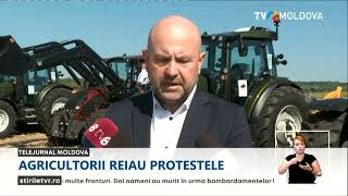 În plin sezon de recoltare, fermierii din Republica Moldova reiau protestele