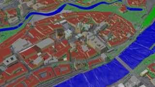 OpenStreetMap: Bremen inner city, improved model 2