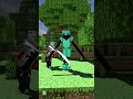 假如生物变成玩家会发生什么？末影人悄悄穿上了钻石套 minecraft shorts