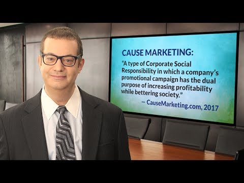 What is social cause marketing?