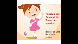 National Girl child day 2022|24 th January 2022|Beti bachao beti padhao|What'sapp status video 2022