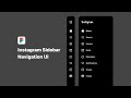 How to Design Instagram Sidebar Navigation UI in Figma | Step-by-Step Tutorial