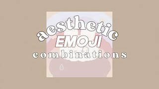 ･ﾟ: ✧ aesthetic emoji combinations (collab w/ softenrae) ✧:･ﾟ