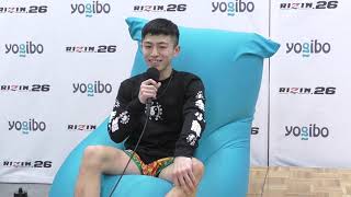 Yogibo presents RIZIN.26　吉成名高　試合後インタビュー