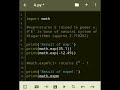 Math functions in #python #Part12  #exp( )  #frexp( )  #expm1( )