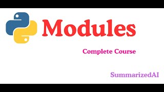 Master Python Modules: import, from, packages, custom modules