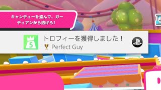 苦手なフォールガイズ　激レア🏆取れちゃった　パーフェクトガイ（5連続優勝）