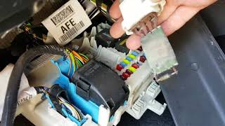 2005 Ford C Max fan blower issue - resistor replacement