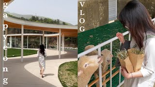 VLOGㅣ🌿 짧게 떠나는 1박2일 가평 여행 브이로그ㅣ가평 가볼만한곳 추천. 양떼목장. 제이드가든ㅣ펜션 추천ㅣ여행로그ㅣ