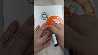 Спирограф, рисование, узоры с помощью линейки спирографа  #art #paperbook #diy #drawing #bookcraft