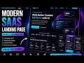 Build a Stunning SaaS Landing Page in React JS + Tailwind CSS | Full Project