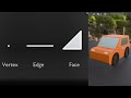 3_ Vertex, Edge and Face, Edit Mode ,  Section A , 3D Modeling Course , Blender