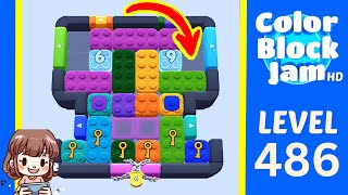 Color Block Jam Level 486 Solution Walkthrough
