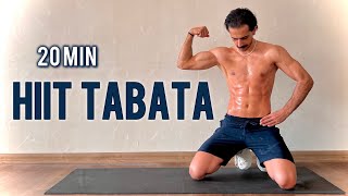 20-MIN FULL BODY WORKOUT | TABATA WORKOUT No equipment (400 calories)