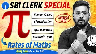 SBI Clerk 2025 | Number Series, Quadratic Equations, Simplification | Pirates of Maths | EP 10