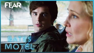Norman Lies About Annika's Disappearance | Bates Motel