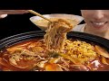 Eating spicy hotpot Mukbang Asmr