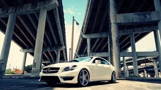 The Vossen Matte White Mercedes Benz CLS63 AMG on  20\