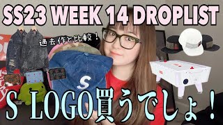 [ENGLISH SUB] SUPREME SS23 WEEK 14 DROPLIST. S LOGO CAP IS FIRE