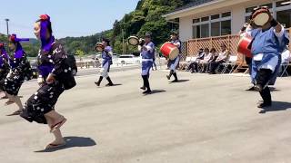 2017 中野新道エイサー いわき応援エイサー２０１７ 豊間団地集会所前広場