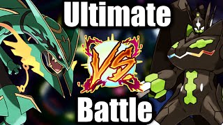 Mega Rayquaza vs Complete Zygarde/ Rayquaza vs Zygarde/ who is strongest.